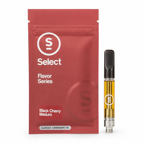 Select - Black Cherry Maduro -Indica- 84.06% THC | 1g Flavor Series (510 Cartridge) | Select  - -vvv10 middle