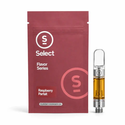 Select - Raspberry Parfait -Sativa- 87.73% THC | 1g Flavor Series (510 Cartridge) | Select  -xxx10 Front
