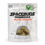 Peach Sunrise – Hybrid – 53.91% THC | 4g Moonrocks Bubble Hash/Hash Rosin Infused (Flower) | Space Buds    D4 MIDDLE