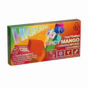 Spicy Mango Sour Gummies | 1:1 THC:CBG | 100mg