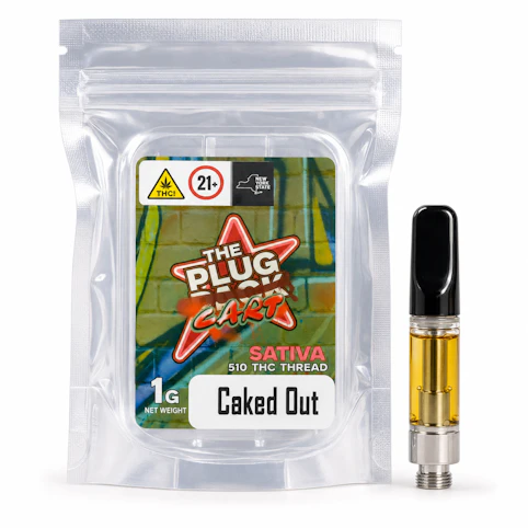 The Plug Pack - Caked Out - Sativa - 78.86% THC | 1g 510-Thread (Vape Cartridge) | The Plug Cart -cc2 middle