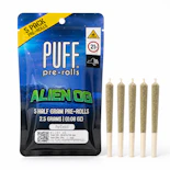 Alien OG - Hybrid - 30.62% THC | 0.5g × 5 (2.5g Pre-Roll Pack) | PUFF  - L10 FRONT