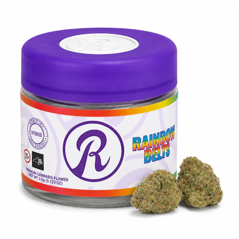 Runtz - Rainbow Belts - Hybrid - 26.53% THC | 3.5g Premium Cannabis (Flower) | Runtz- U3