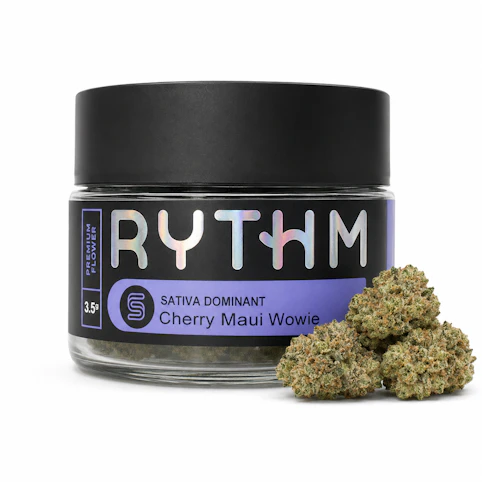 RYTHM - Cherry Maui Wowie – Sativa – 30.35% THC | 3.5g Premium Cannabis (Flower) | RYTHM  -D02