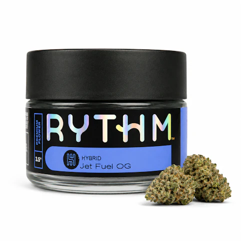 RYTHM - Jet Fuel OG – Hybrid – 29.83% THC | 3.5g Premium Cannabis (Flower) | RYTHM   -D03