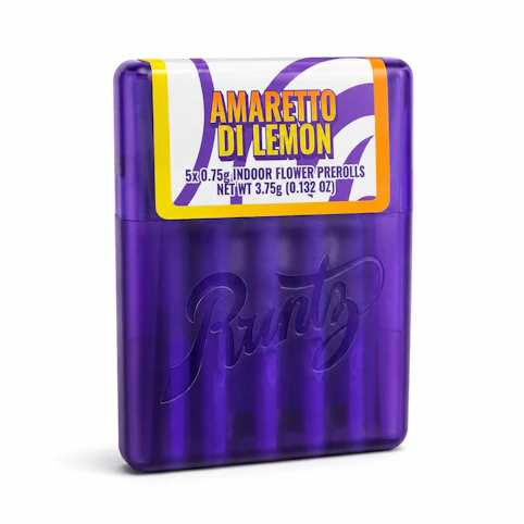 Runtz - Amaretto Di Lemon - Hybrid - 29.01% THC | 5 × 0.75g (3.75g Pre-Roll Pack) | Runtz-Y3