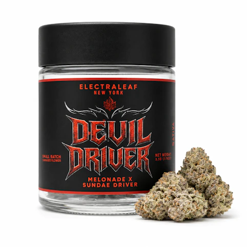 ElectraLeaf - Devil Driver – Sativa – 26.73% THC | 3.5g Premium Cannabis (Flower) | Electraleaf -AF3 FRONT