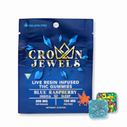 GOLD CROWN | 200MG JEWELS | BLUE RASPBERRY