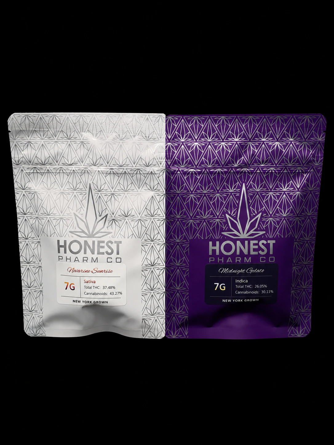 HONEST PHARM CO. - Honest Pharm Co - Novarine Sunrise/Midnight Gelato - Flower - 14g Main Image