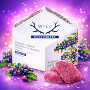 100mg WYLD Enhanced Gummies - Huckleberry 10x10mg