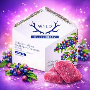 WYLD - 100mg WYLD Enhanced Gummies - Huckleberry 10x10mg