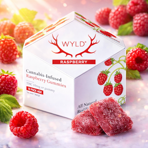 WYLD - 100mg WYLD Enhanced Gummies - Raspberry 10x10mg