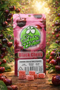 EIGHTH BROTHER - 100mg Eighth Brother Gummies - Black Cherry 10pcs