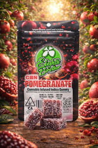 EIGHTH BROTHER - 100mg Eighth Brother Single Cut-a-Dose Gummy - Pomegranate + CBN