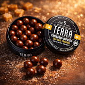 Kiva Terra Bites - Milk Chocolate Sea Salt Caramel 100mg