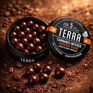KIVA - Kiva Terra Bites - Dark Chocolate Espresso Beans 100mg