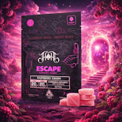 Heavy Hitters Gummies - Escape - Sativa Raspberry Cough 1:1 THC/CBC