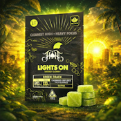 Heavy Hitters Gummies - Lights On Energy - Green Crack 2:1 THC/THCV