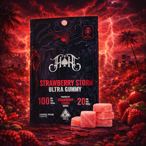 HEAVY HITTERS - Heavy Hitters Gummies - Strawberry Storm 100mg