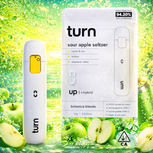TURN - 1g TURN All-In-One Vape - Sour Apple  83%