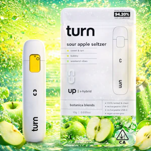 turn - TURN Disposable 1g - Sour Apple 90%