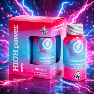 HIGH POWER - HIGH Power Syrup 4pk - Berry 1000mg THC