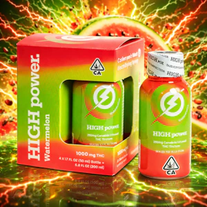 HIGH POWER -  HIGH Power Syrup 4pk - Watermelon 1000mg THC