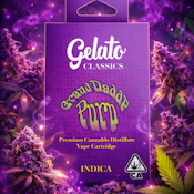Gelato Brand - Classic Cartridge 1g - Grand Daddy Purp 91%