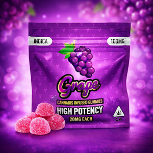 Mas - 100mg MAS Gummies - Grape 5x20mg