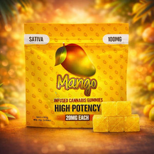 Mas - 100mg MAS Gummies - Mango 5x20mg
