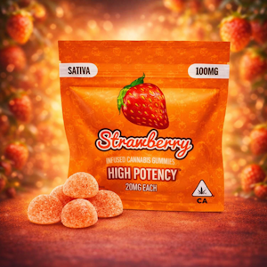 Mas - 100mg MAS Gummies - Strawberry 5x20mg