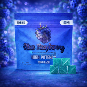 Mas - 100mg MAS Gummies - Blue Raspberry 5x20mg