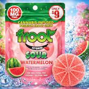 Froot Gummy Singles - Sour Watermelon 100mg