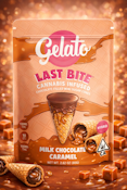Gelato Brand - Last Bites - Milk Chocolate Caramel Mini Cones 100mg
