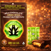 Emerald Sky - Milk Chocolate Peanut Butter Cups - Hybrid (10pk) - 100mg