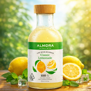 ALMORA FARMS - Almora Live Resin Drink - Classic Lemonade 100mg