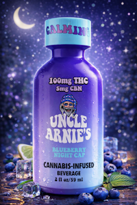 UNCLE ARNIE'S - 100mg THC 100mg CBN Uncle Arnie’s Drink - Blueberry Nightcap 2oz