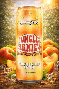 Uncle Arnie's Beverage - Uncle Arnie's Beverage - Sweet Peach Iced Tea 100mg (12oz)