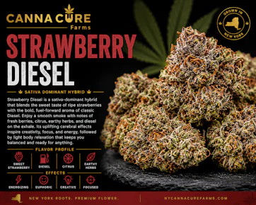 Canna Cure | 0.7g Mylar Dime Bag | Strawberry Diesel