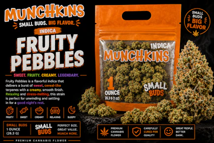 Munchkins | 28.0g Mylar | Fruity Pebbles | Indica