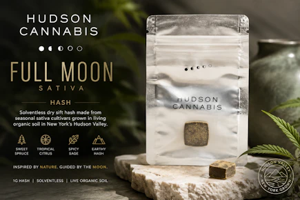 Hudson Cannabis | 1g Hash | Full Moon | Sativa