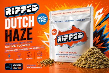 Ripped | 14g Infused Preground Flower | Dutch Haze