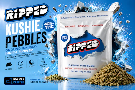 Ripped | 14g Infused Preground Flower | Kushie Pebbles