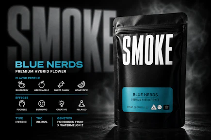 SMOKE | 28g Mylar | Blue Nerdz