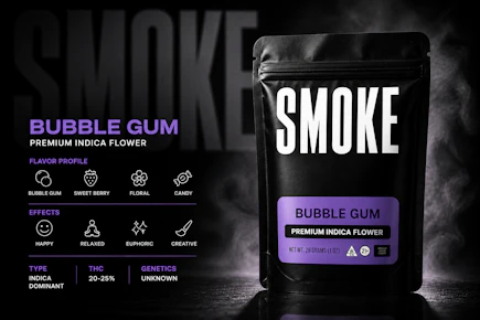 SMOKE | 28g Mylar | Bubble Gum