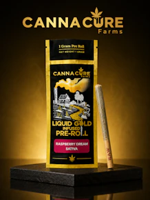  Canna Cure | 1g Infused Pre-roll | Raspberry Dream | Sativa