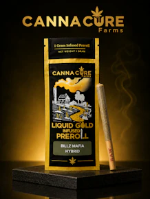 Canna Cure | 1g Infused Preroll | Billz Mafia | Hybrid  