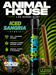 Animal House | 1.5g Infused Blunt | Iced Sangria | Indica-Hybrid