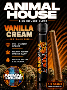 Animal House | 1.5g Infused Blunt | Vanilla Cream | Indica-Hybrid