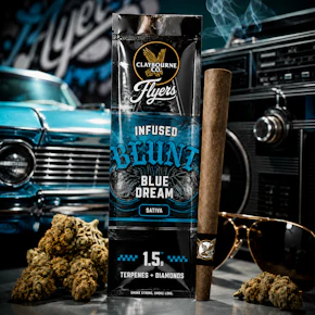 Claybourne Co. Flyers | 1.5g Infused Blunt | Blue Dream